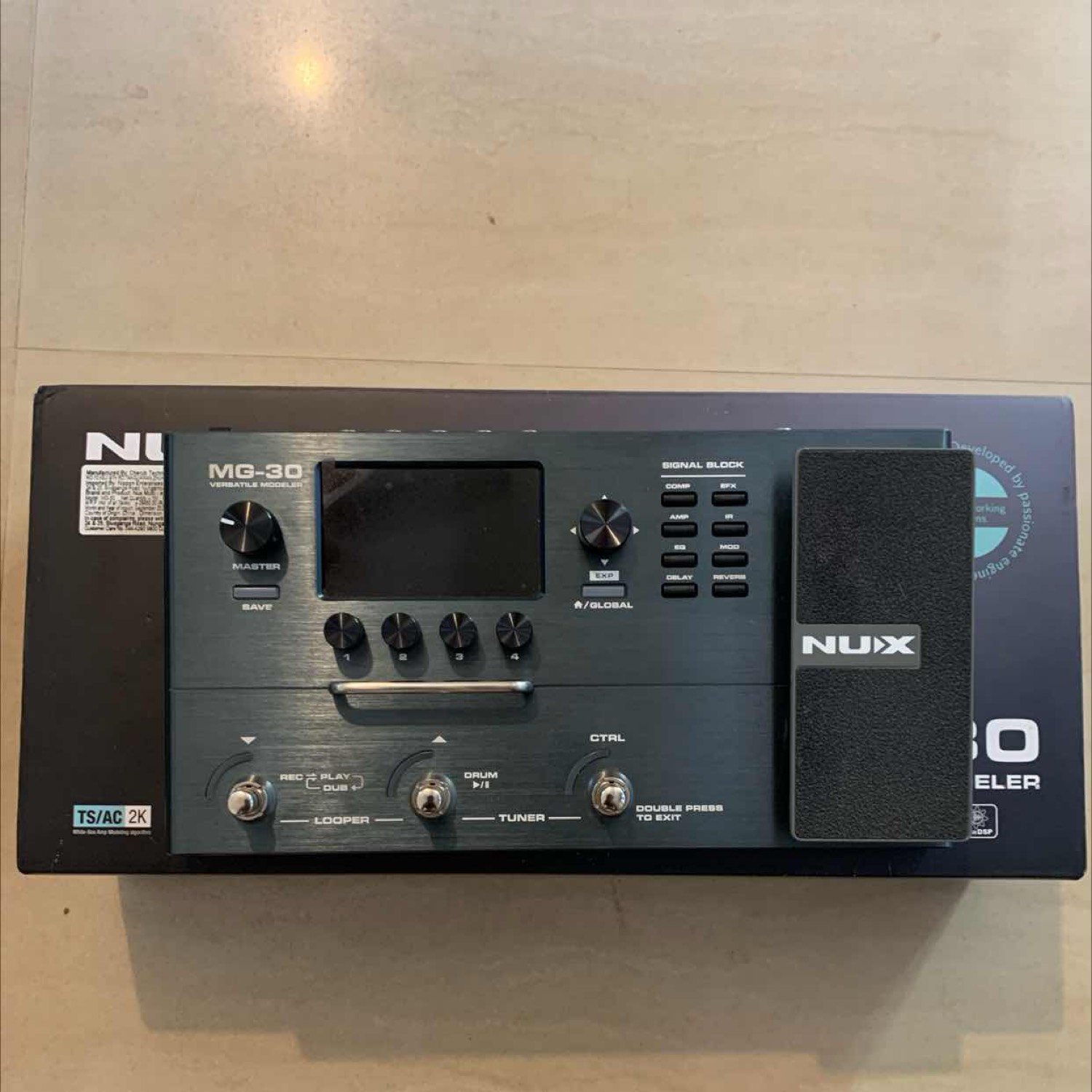 Buy Used 'NUX MG 30 guitar effects pedal processor warranty