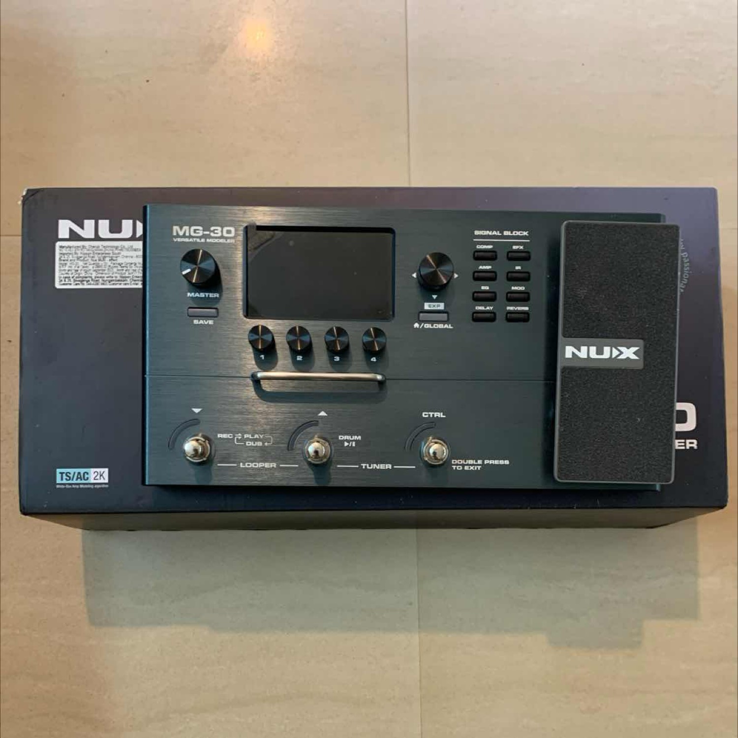 Buy Used 'Nux Mg 30 Guitar Processor with 3 months remaining